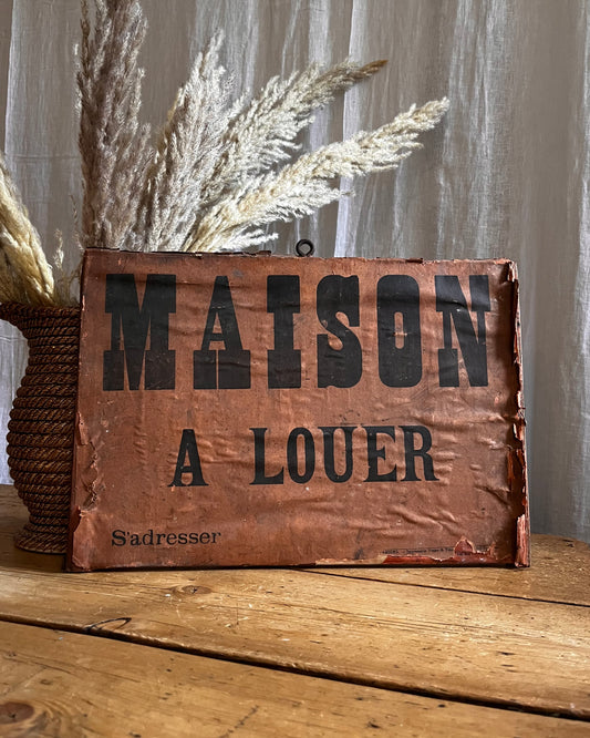‘Maison A Louer’ A House To Rent