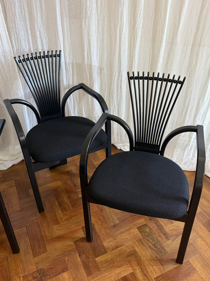 6 ‘Totem’ Dining Chairs By Torstein Nilsen c1980