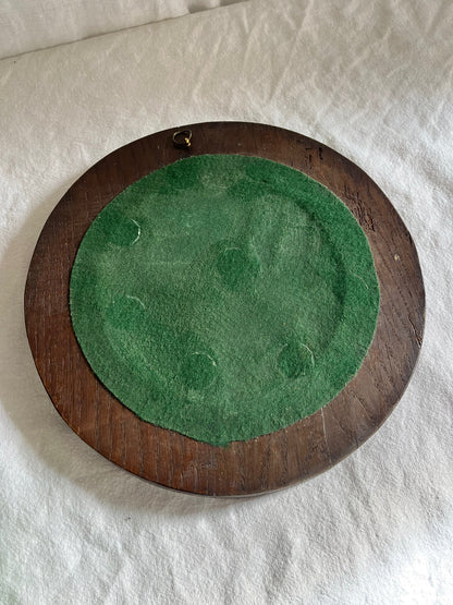 Late 19th Century Indian Hard Wood Bevelled Mirror