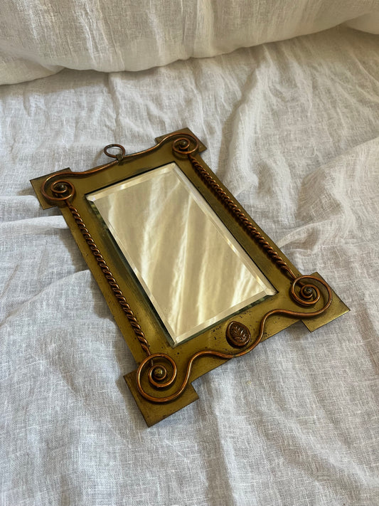 Small 19th Century Arts and Crafts Mirror