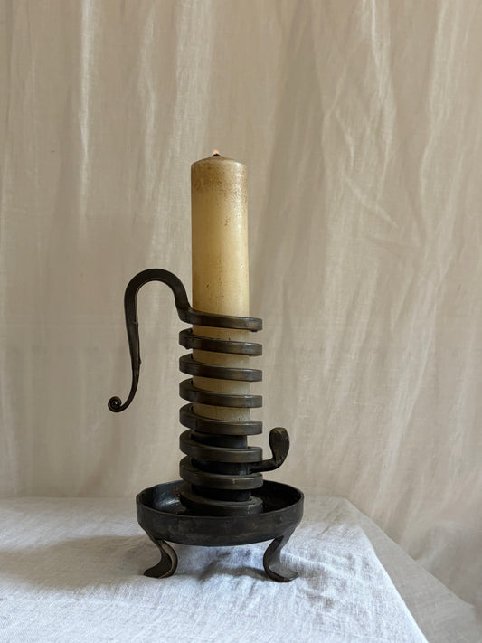 Large ‘Rat De Cave’ Wind Up Candle Holder