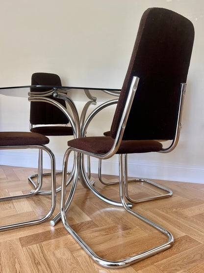 1970’s Glass Dining Table