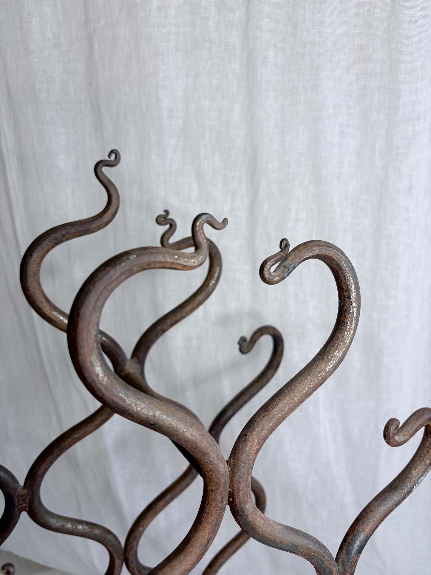 Small Forged Wine Rack