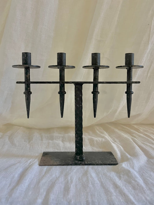 Swedish Brutalist Candelabra c1940