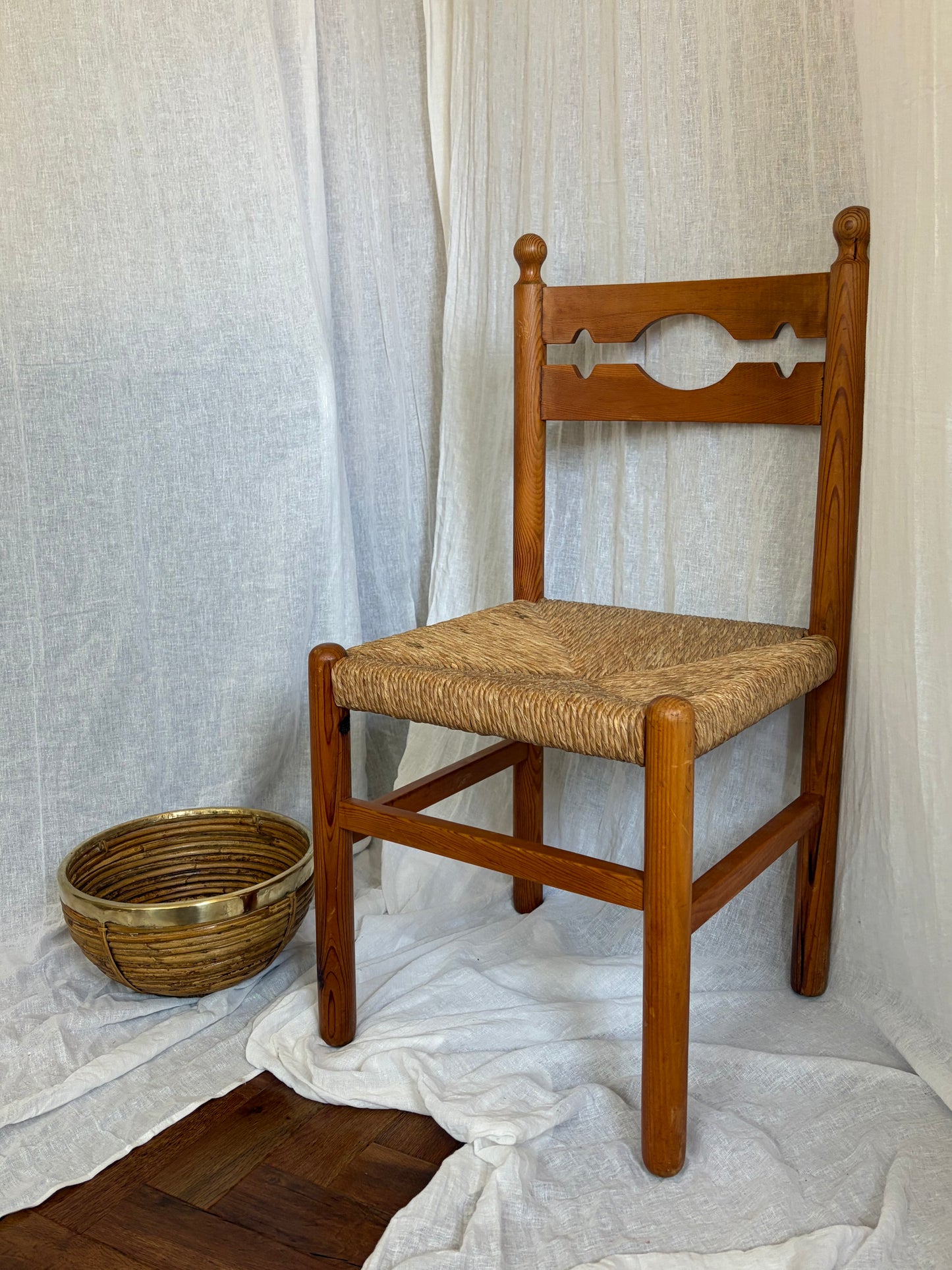 Rare Danish Razor Back Chair