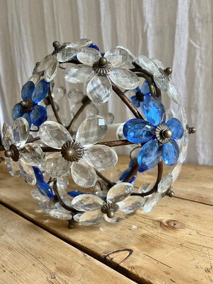 Maison Bagués Style Flower Chandelier c1970