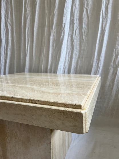 Italian Travertine Coffee Table