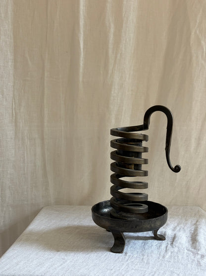 Large ‘Rat De Cave’ Wind Up Candle Holder