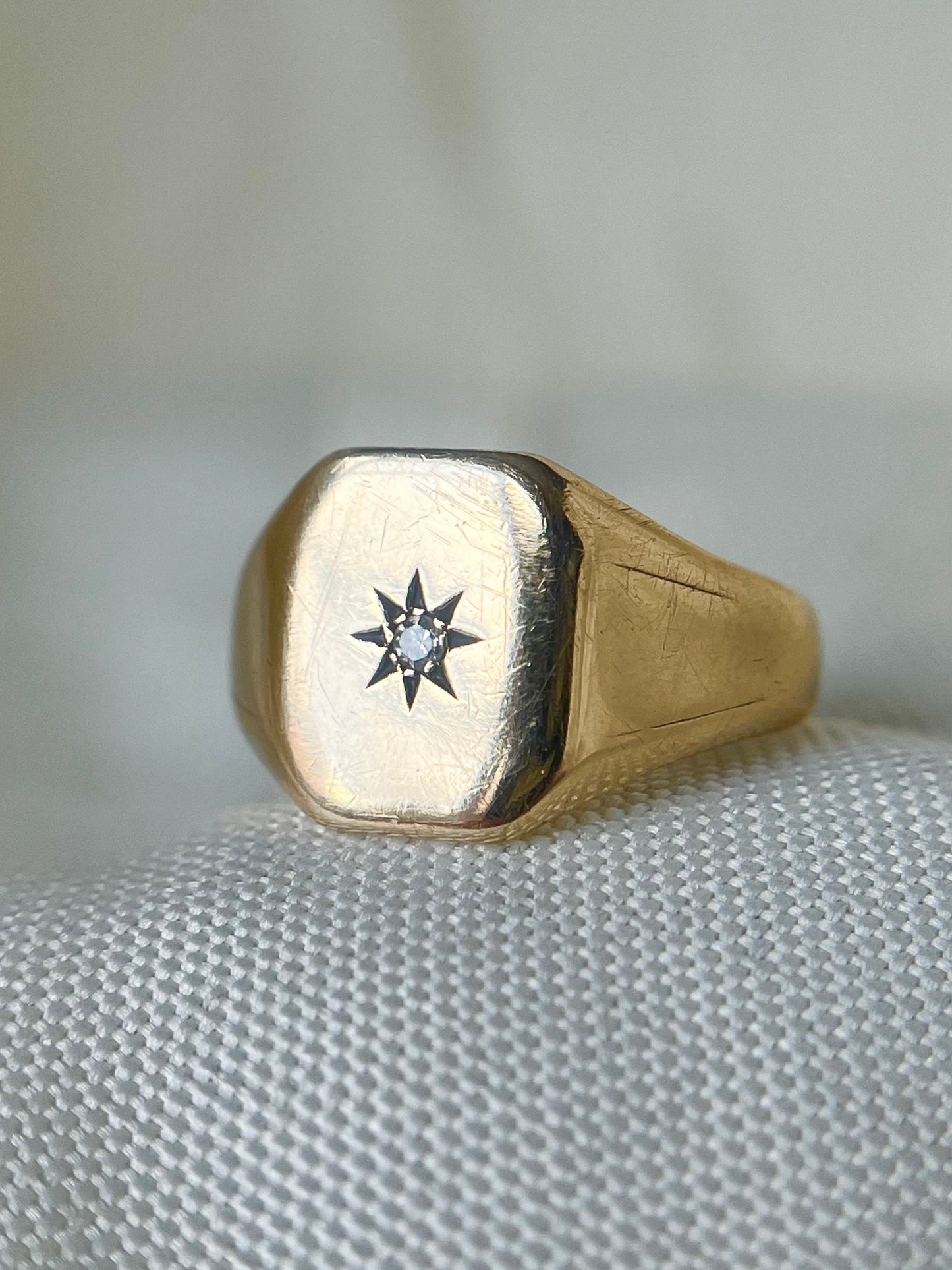 Diamond Signet Ring