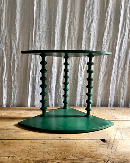 Early 20th Century Bobbin Spool Corner Shelf