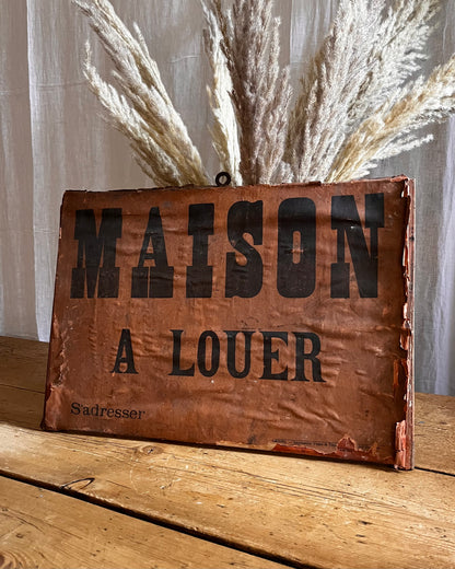 ‘Maison A Louer’ A House To Rent