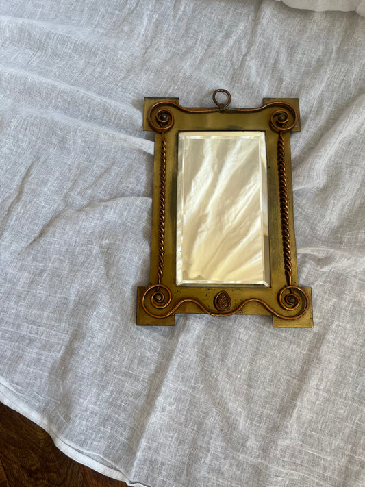 Small 19th Century Arts and Crafts Mirror