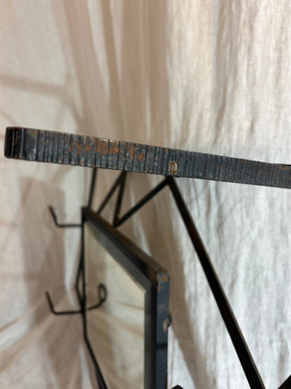 French Art Deco Iron Coat Rack