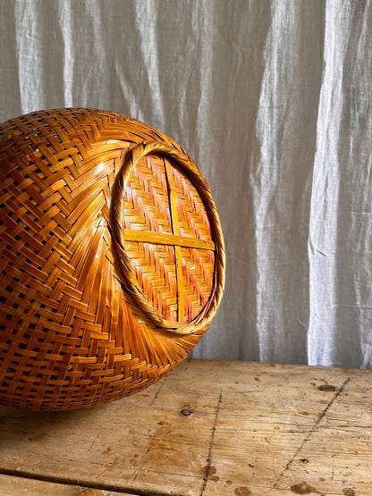 Vintage Hand Woven ‘Ikebana’ Basket