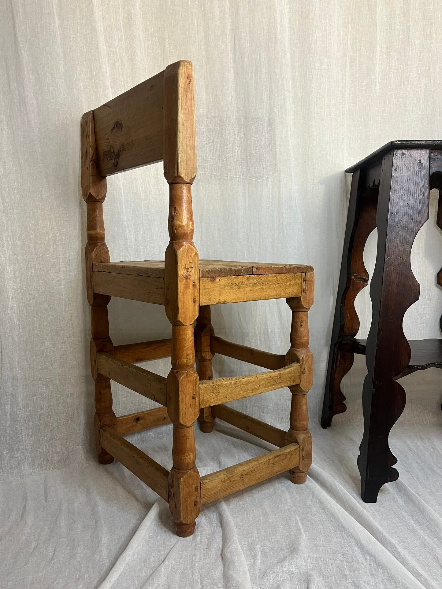 19th Century Swedish Folk Art Occasional Chair