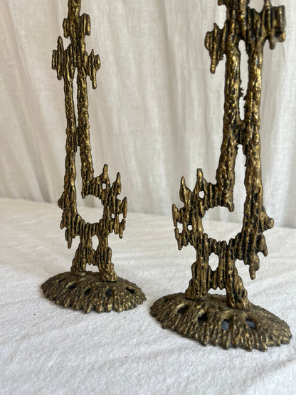Wainberg Brutalist Candle Holders