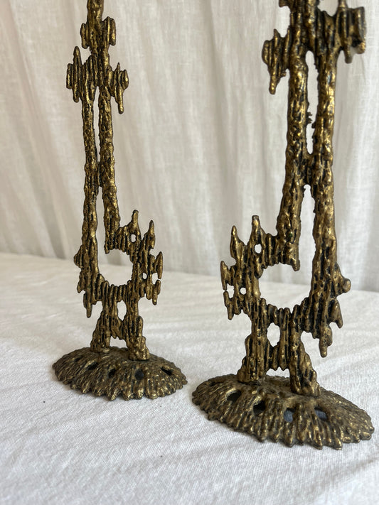 Wainberg Brutalist Candle Holders