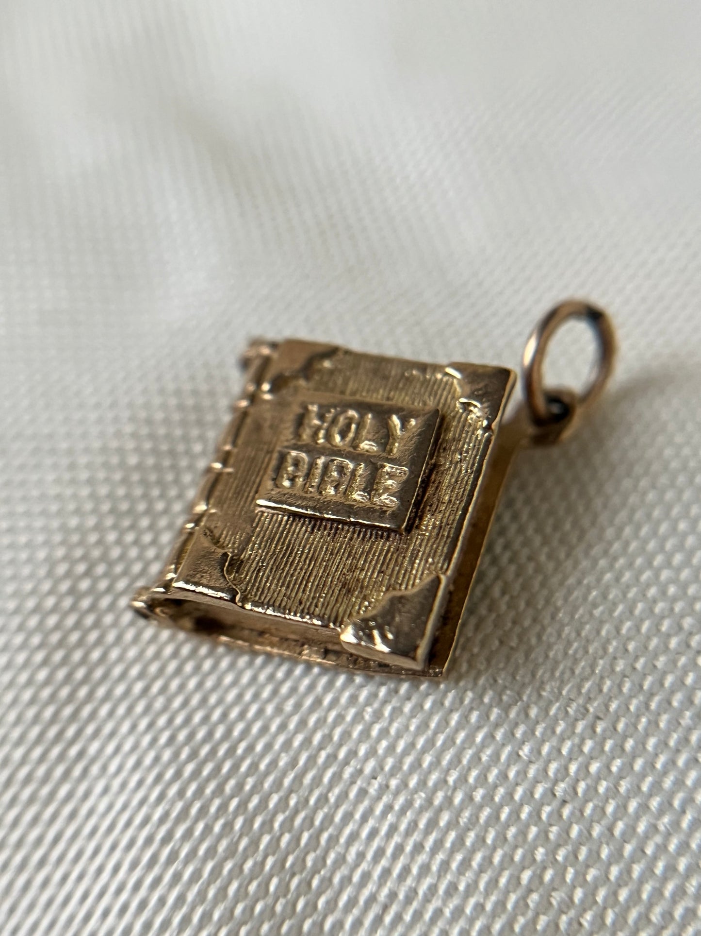 Vintage Holy Bible Pendant
