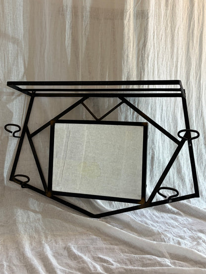 French Art Deco Iron Coat Rack
