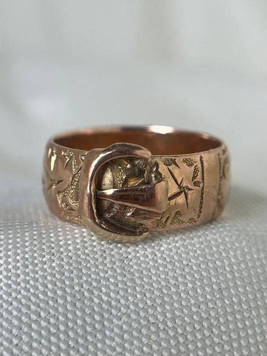 Antique Buckle Ring