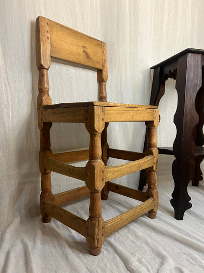 19th Century Swedish Folk Art Occasional Chair