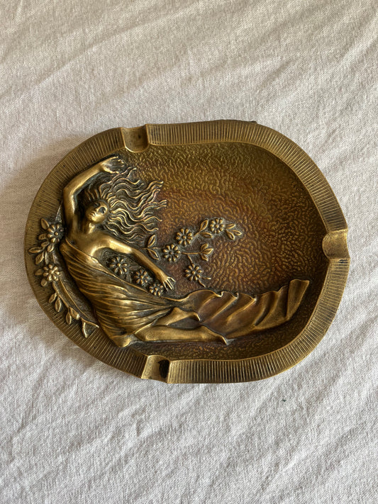 Art Nouveau Bronze Tray