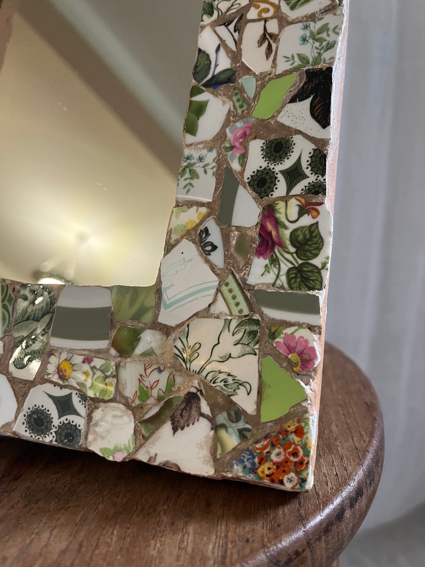 Small ‘Pique Assiette’ Table Mirror