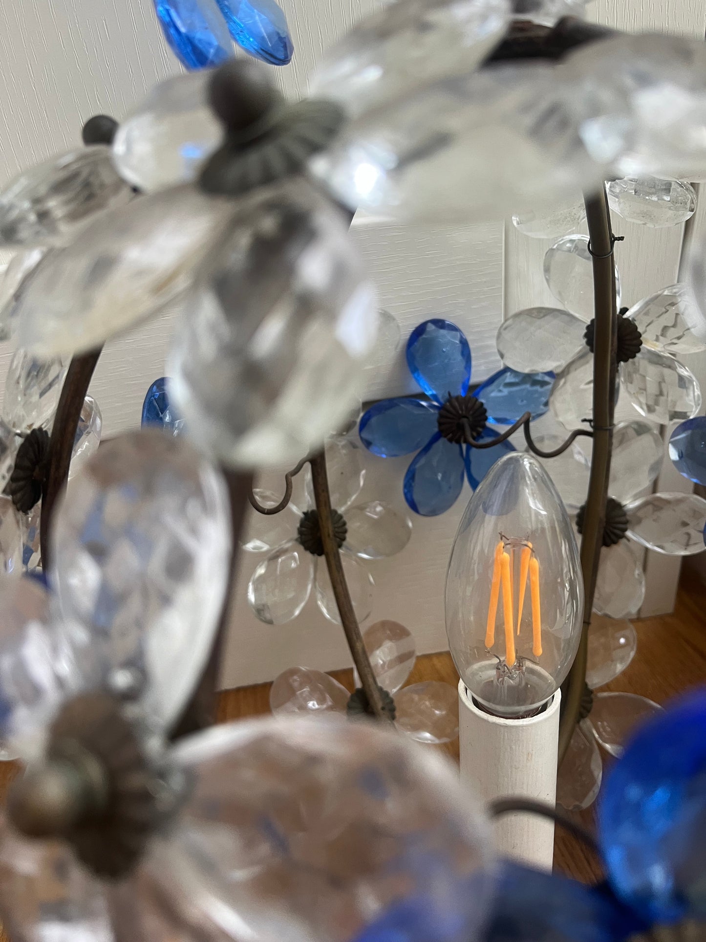 Maison Bagués Style Flower Chandelier c1970