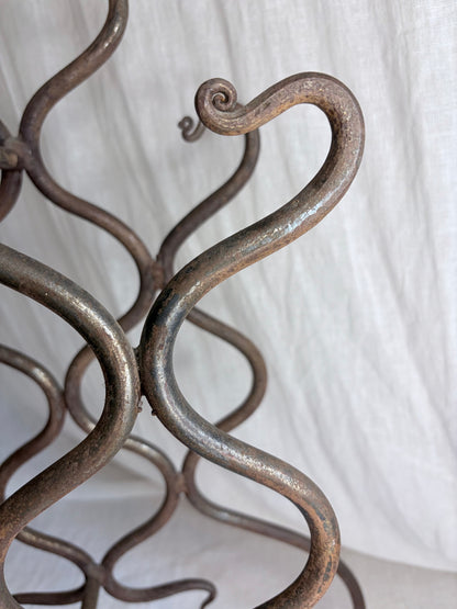 Small Forged Wine Rack