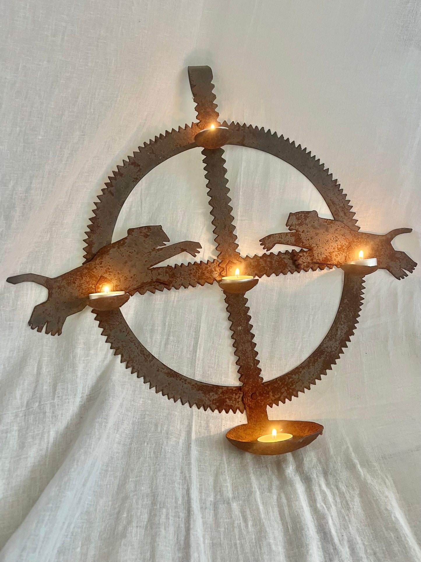 Wrought Iron Candle Sconce