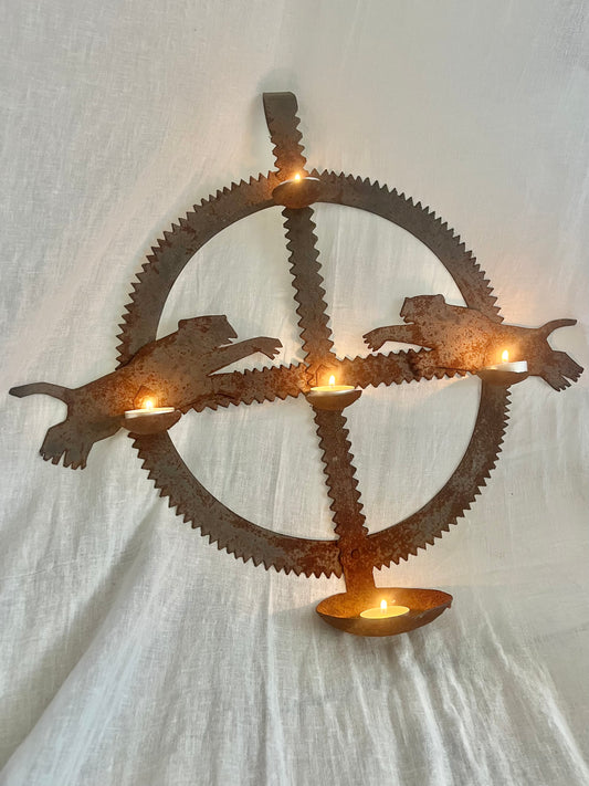 Wrought Iron Candle Sconce