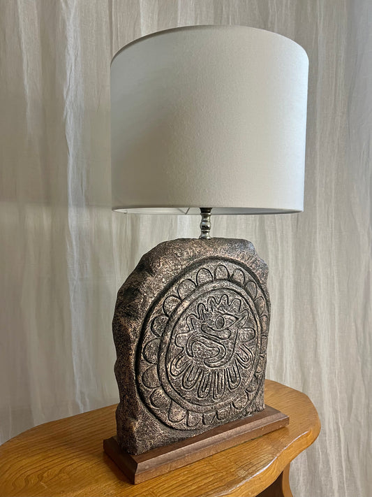 Large Brutalist Concrete Lamp
