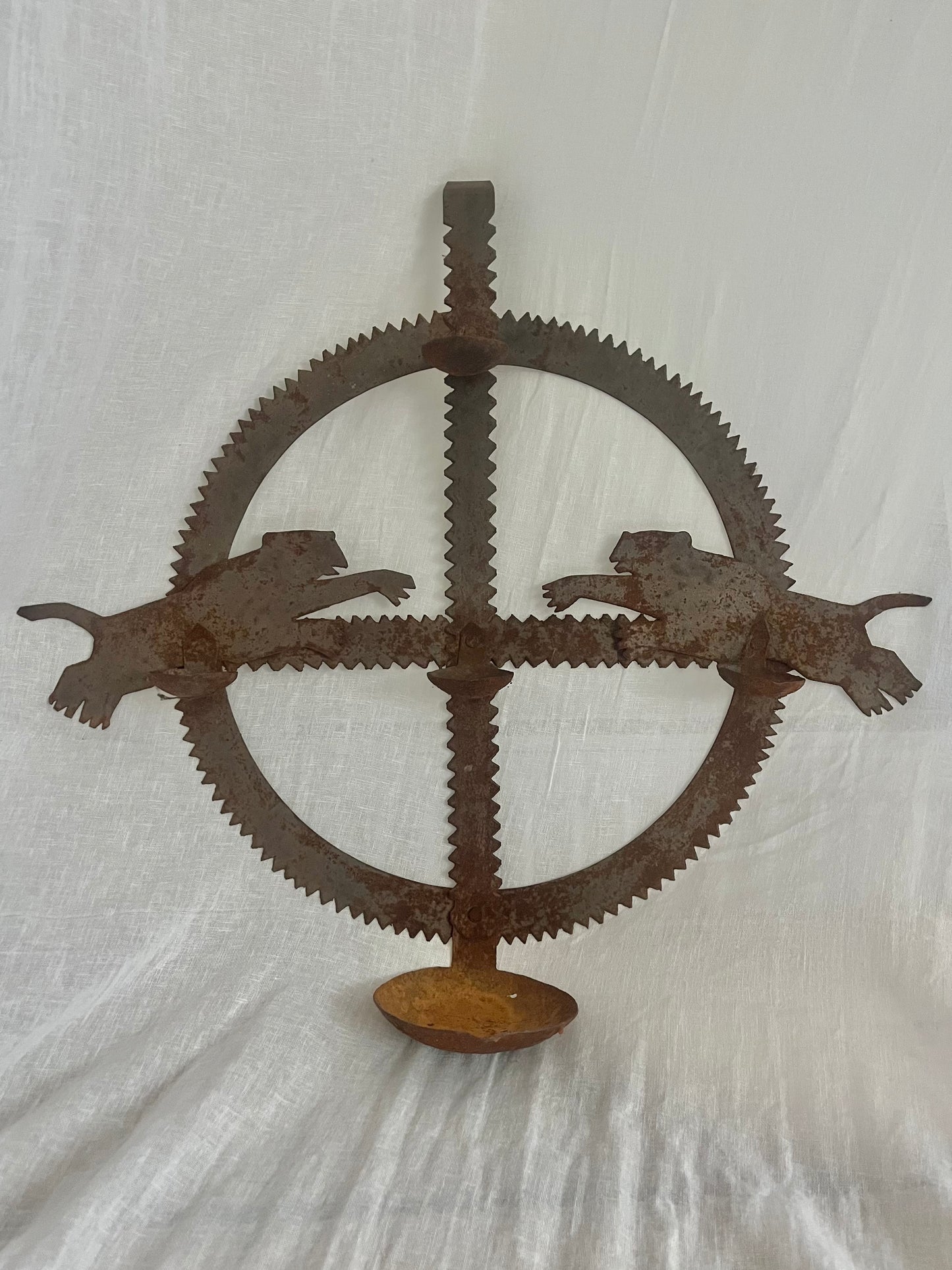 Wrought Iron Candle Sconce