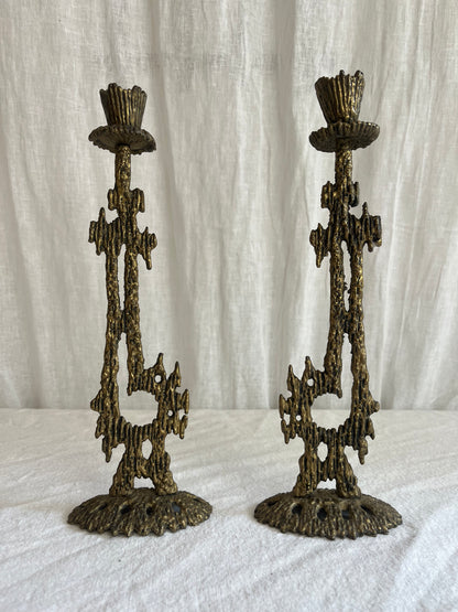 Wainberg Brutalist Candle Holders