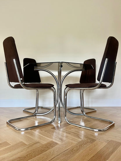 1970’s Glass Dining Table