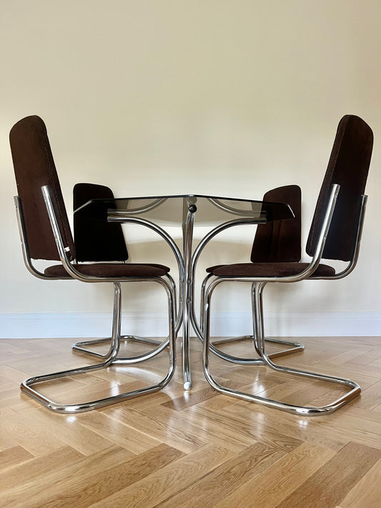 1970’s Glass Dining Table