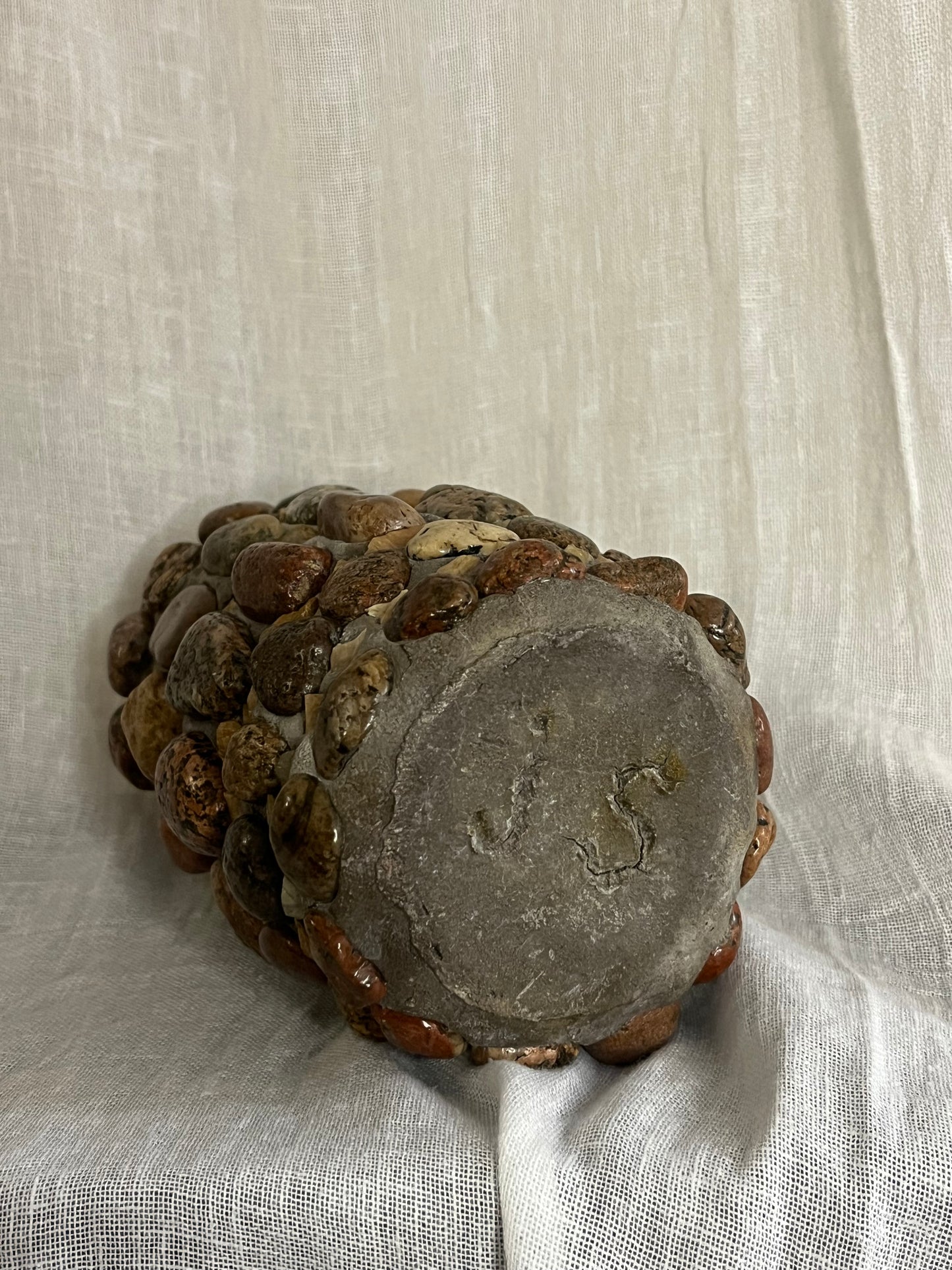 Folk Art Pebble Vase