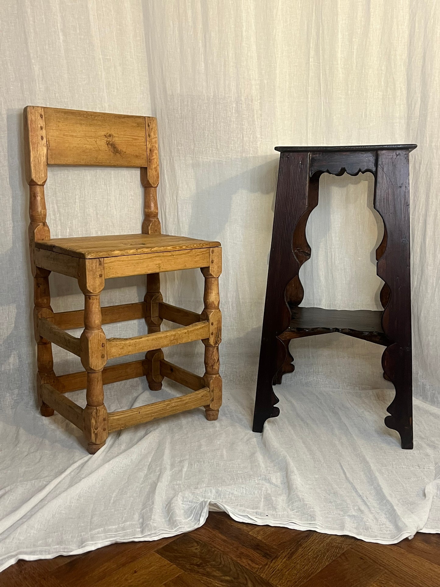 19th Century Swedish Folk Art Occasional Chair
