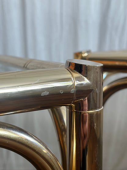 Pair Of Hollywood Regency Side Tables Or Bedsides