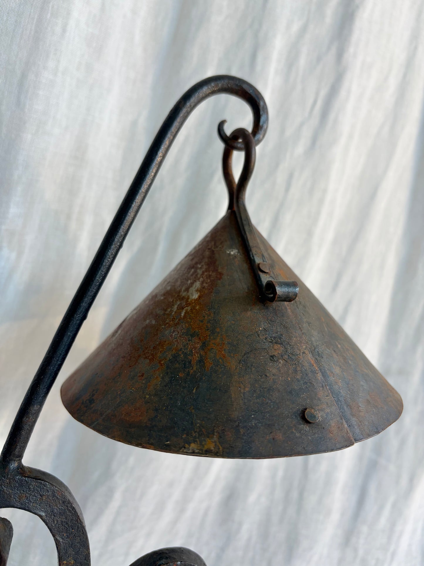 Mid 20th C Candle Holder With Snuffer