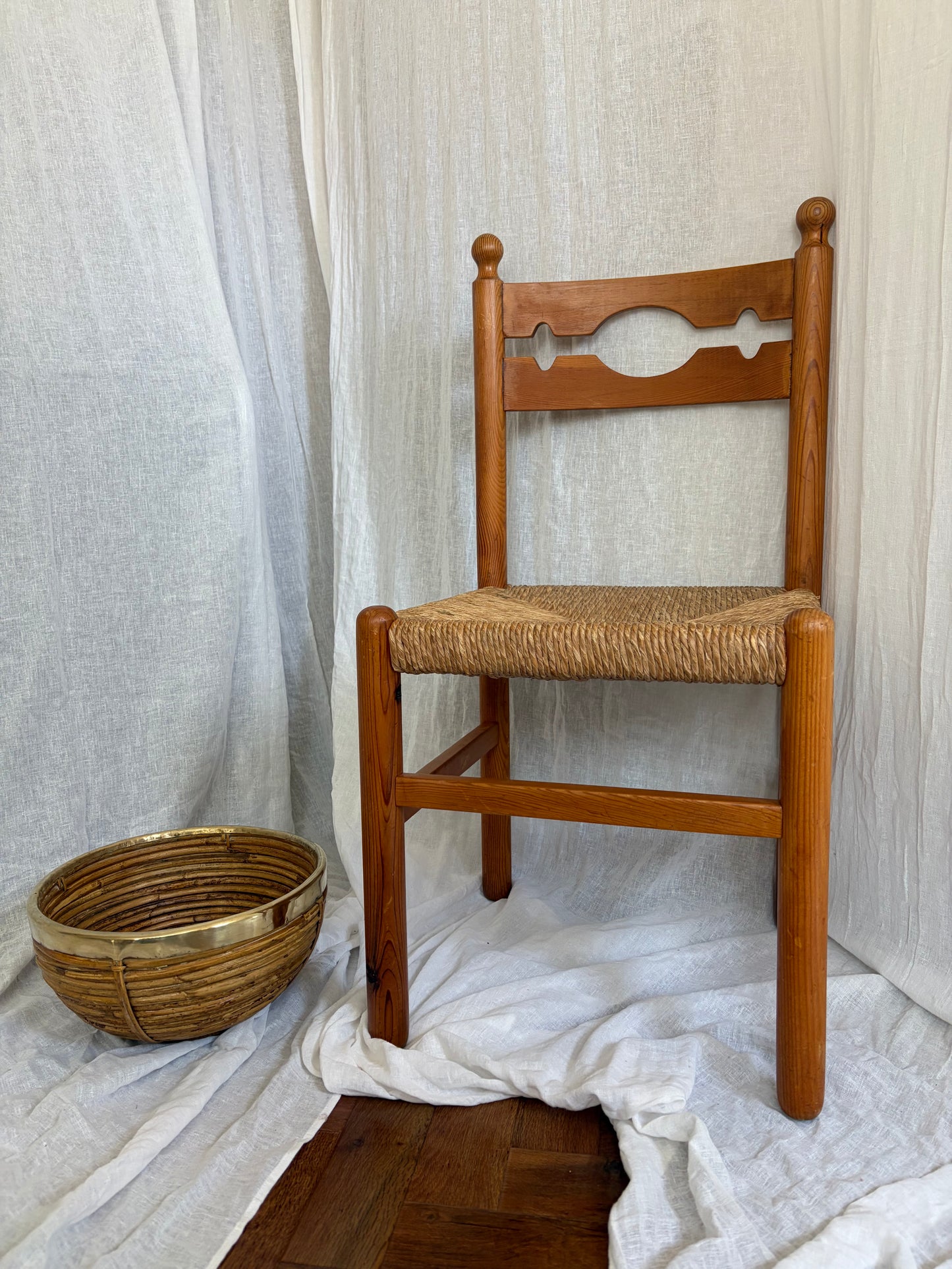 Rare Danish Razor Back Chair