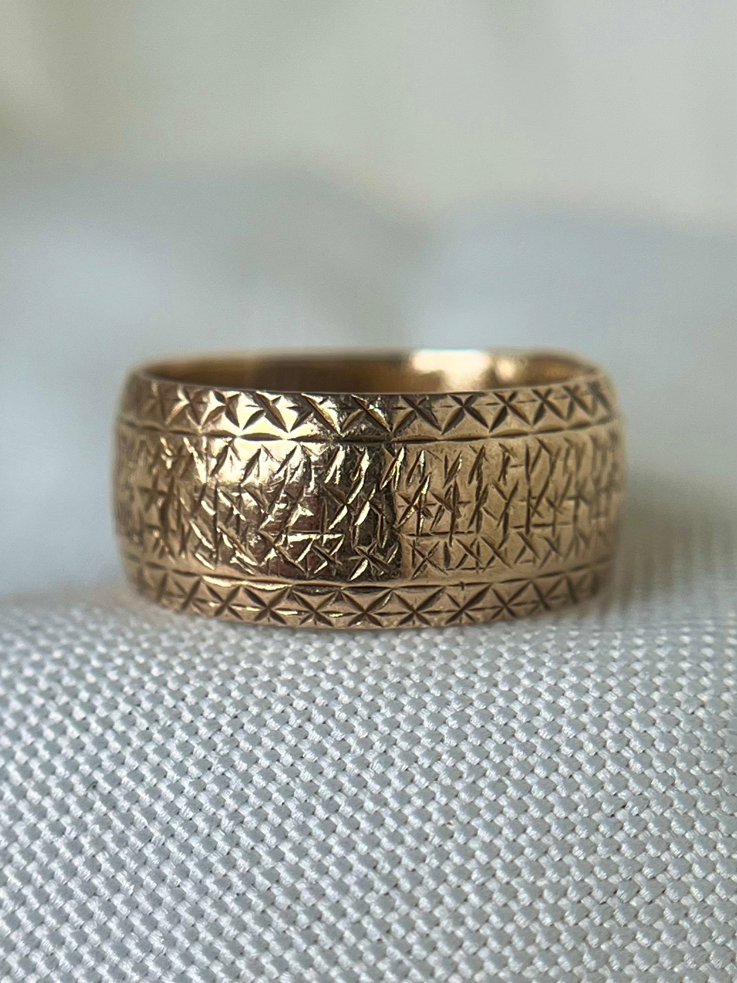 Vintage Engraved Band Ring