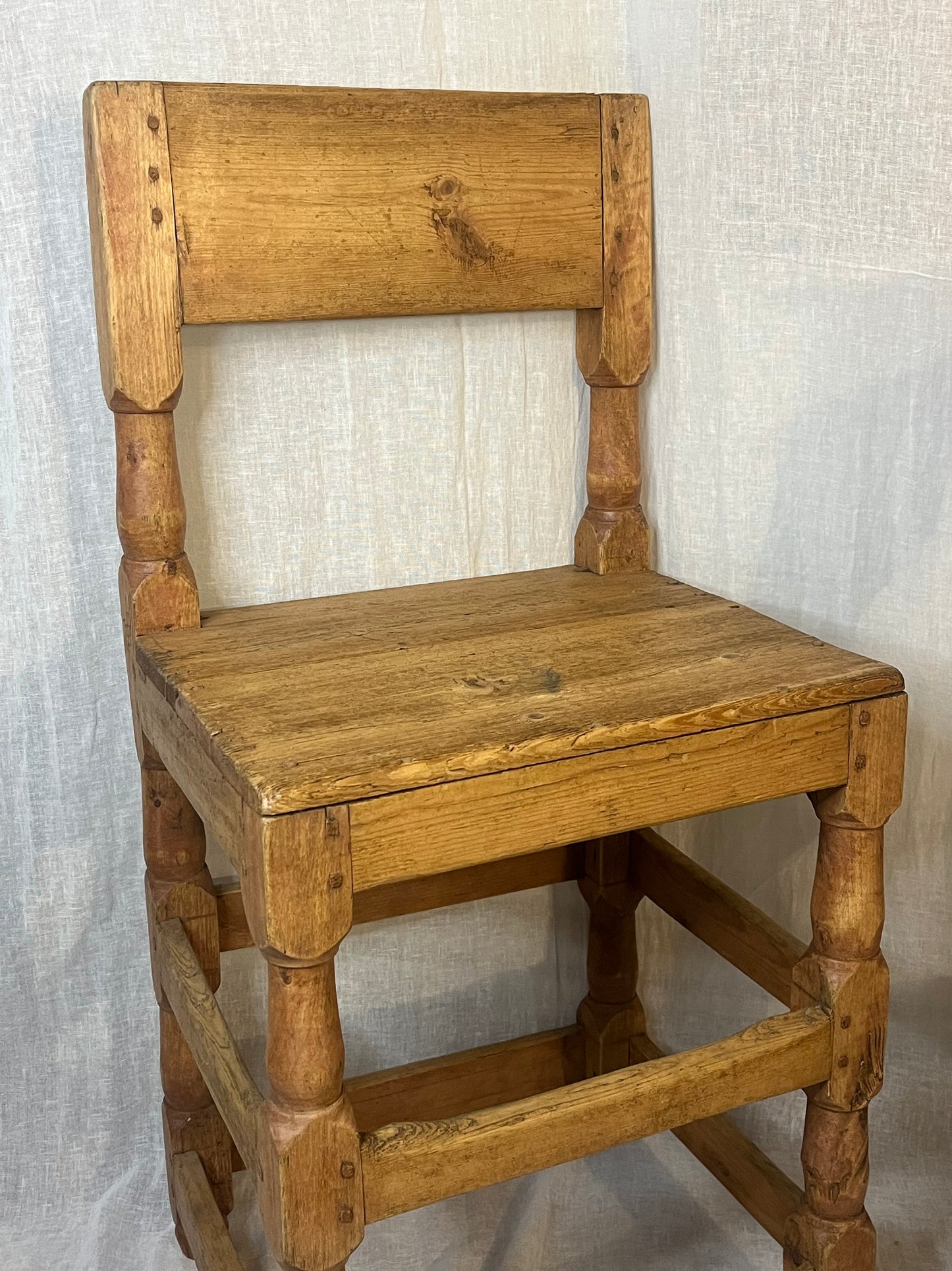 19th Century Swedish Folk Art Occasional Chair