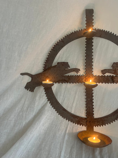 Wrought Iron Candle Sconce