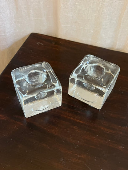 Swedish Ice Cube Candle Holders