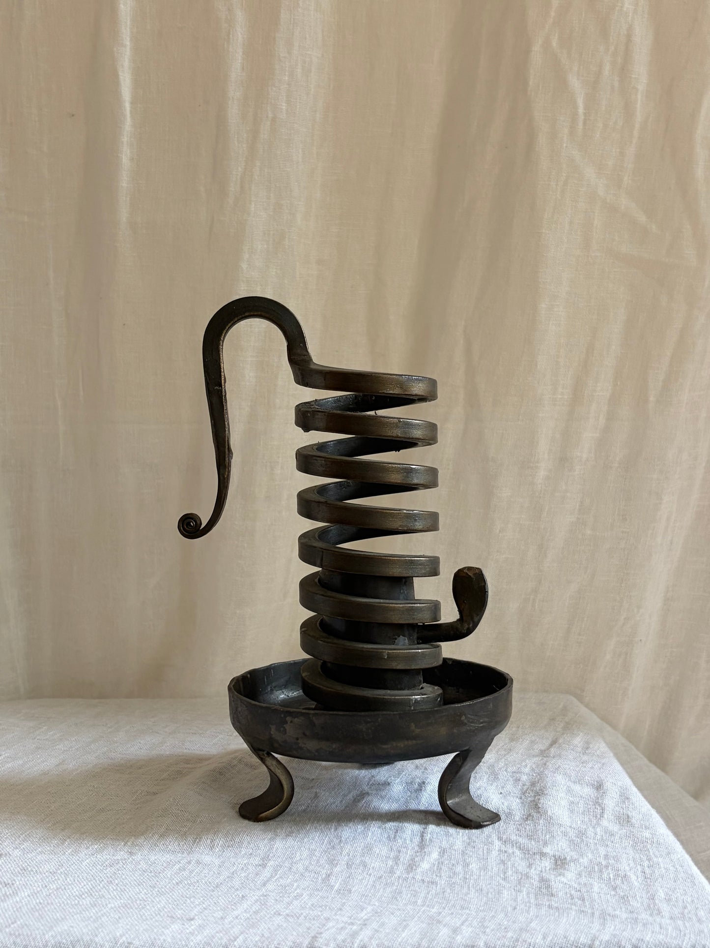 Large ‘Rat De Cave’ Wind Up Candle Holder