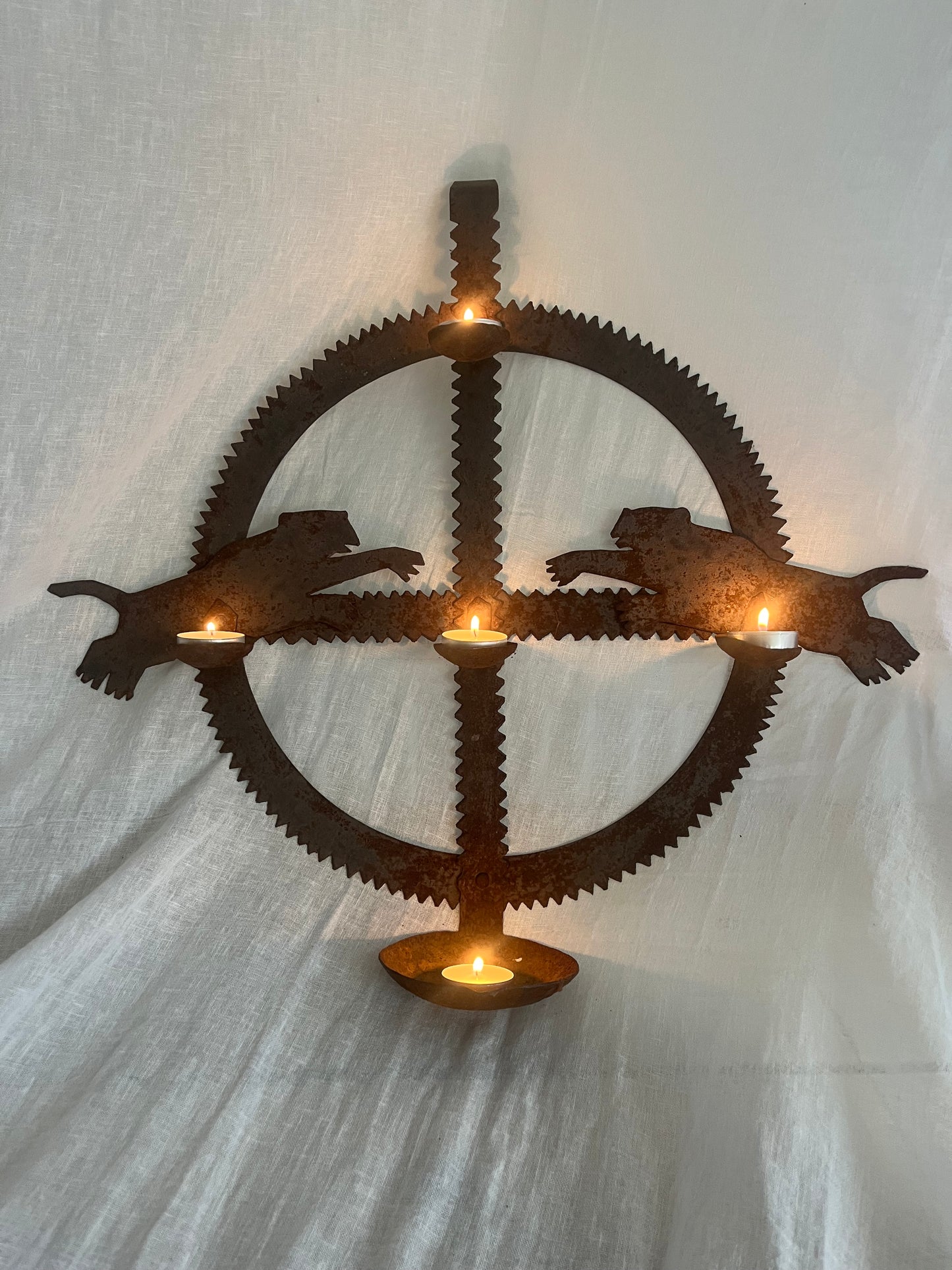Wrought Iron Candle Sconce