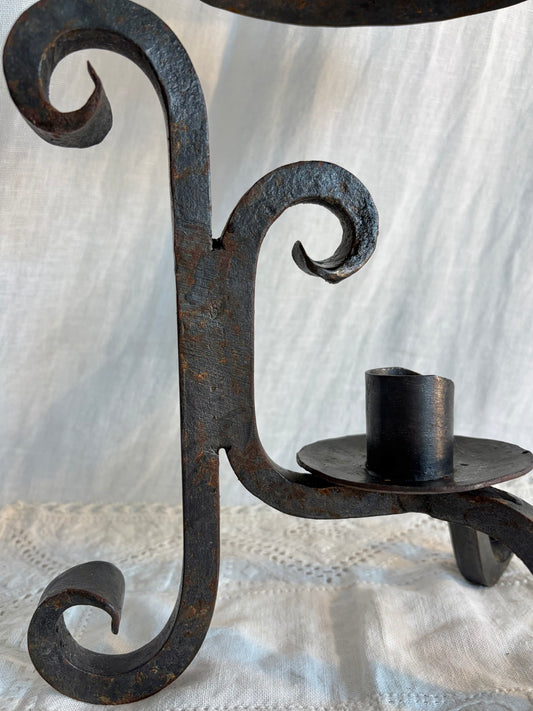 Mid 20th C Candle Holder With Snuffer