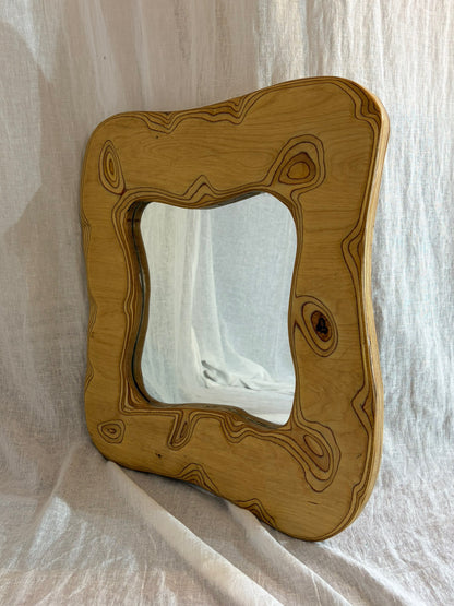 Post Modern Birch Mirror