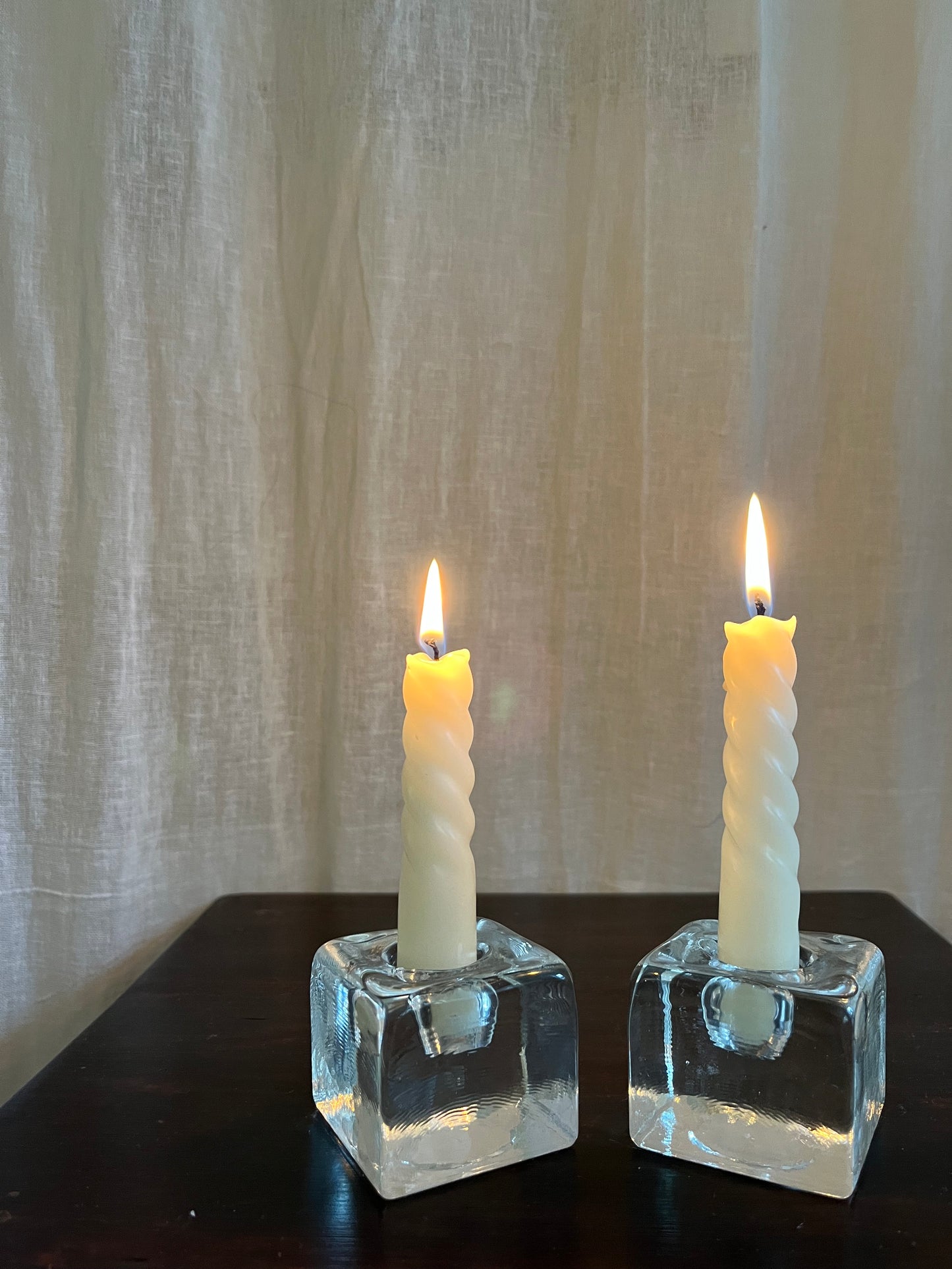 Swedish Ice Cube Candle Holders